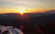 95 Tramonto dal Pizzo Cerro (1285 m)